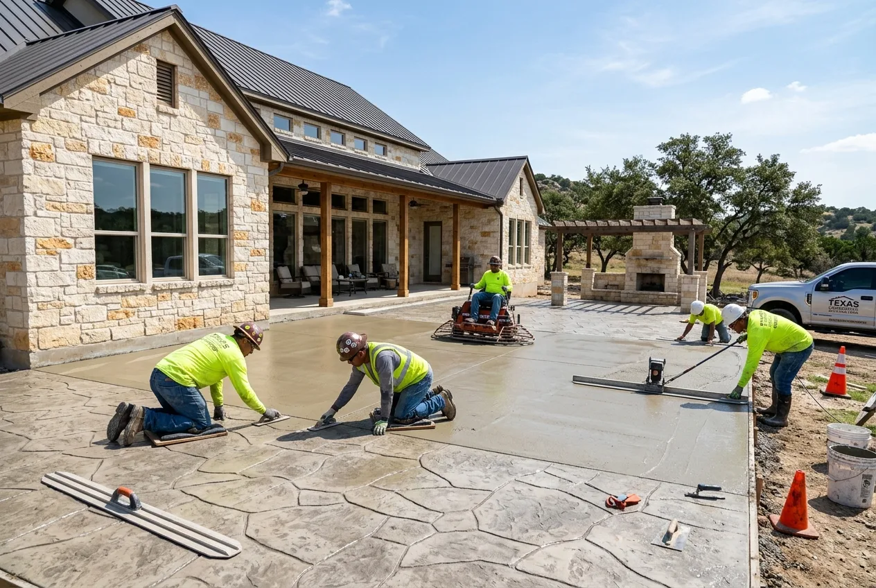 Sansom Park Concrete professional team