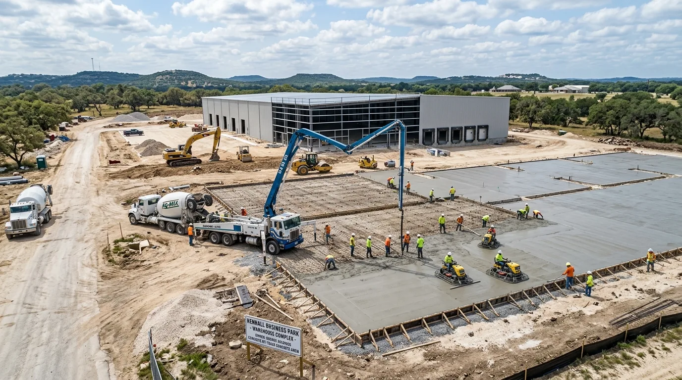 Commercial Concrete Contractors in Sansom Park and Fort Worth Area